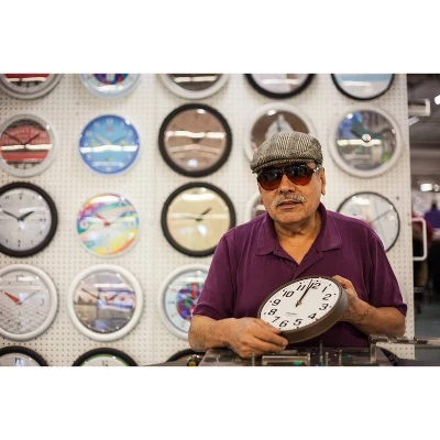 9.75" Digital Daylight Savings Self-Set Wall Clock - The Chicago Lighthouse 2 9.75" Digital Daylight Savings Self-Set Wall Clock - The Chicago Lighthouse - Image 2