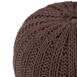 Grandville Hand Knit Round Pouf - WyndenHall -Home Improvement Store GUEST 3db3f936 fdf3 441b bc51 6fce68570ba4