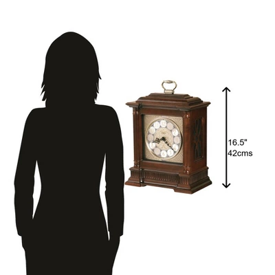 Howard Miller 635125 Howard Miller Akron Mantel Clock 635125 Windsor Cherry 2 Howard Miller 635125 Howard Miller Akron Mantel Clock 635125 Windsor Cherry - Image 2