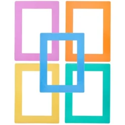 Juvale 15-Pack 4x6 Magnetic Picture Frames For Refrigerator, Locker, Office, Kitchen Cabinet, Classroom, Holds 4x6 Photos, 5 Colorful Borders -Home Improvement Store GUEST 40c92c16 9ab2 4003 b26e 84cd1fd43e0e