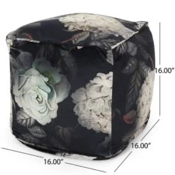 Reigle Traditional Medium Fabric Cube Pouf - Christopher Knight Home -Home Improvement Store GUEST 40cbb6aa 5820 48a0 b8b2 000f6430a478