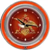 Busch Budweiser A And Eagle 14 Inch Neon Wall Clock