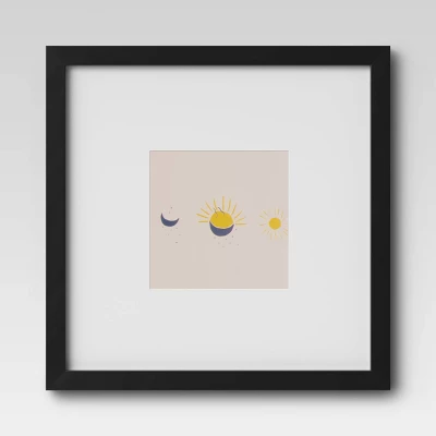 Set Of 9 Gallery Frame Set 10" X 10" Matted To 5" X 5" Black - Room Essentials™ 11 Set Of 9 Gallery Frame Set 10" X 10" Matted To 5" X 5" Black - Room Essentials™ - Image 11