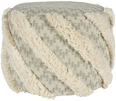Mina Victory Life Styles Trendy Woven Indoor Pouf 5 Mina Victory Life Styles Trendy Woven Indoor Pouf - Image 5