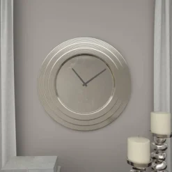 24" X 24" Round Aluminum Layered Rim Wall Clock - Olivia & May 22 24" X 24" Round Aluminum Layered Rim Wall Clock - Olivia & May -Home Improvement Store GUEST 426d3717 7faa 4161 a819 9d0925dfddbc