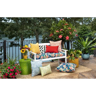 2pc Outdoor/Indoor Throw Pillow Alauda - Pillow Perfect 2 2pc Outdoor/Indoor Throw Pillow Alauda - Pillow Perfect - Image 2