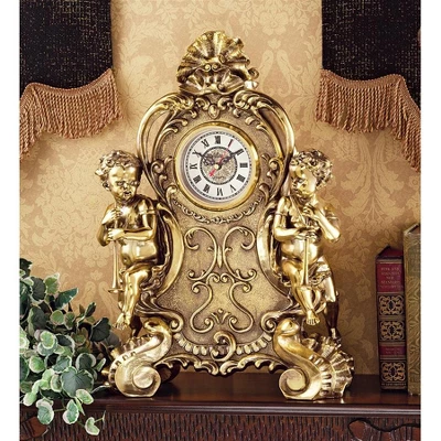 Design Toscano Saint Remy Cherub Clock 1 Design Toscano Saint Remy Cherub Clock