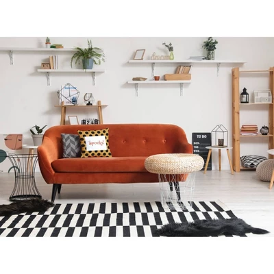 16"x16" Halloween 'Spooky' Dots Square Throw Pillow - E By Design 5 16"x16" Halloween 'Spooky' Dots Square Throw Pillow - E By Design - Image 5