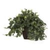 Nearly Natural 21-in Puff Ivy W/Decorative Vase Silk Plant