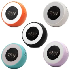 Link LED Wireless Speaker Alarm Clock With Built-in Air Purifier, Sound Machine & Lamp