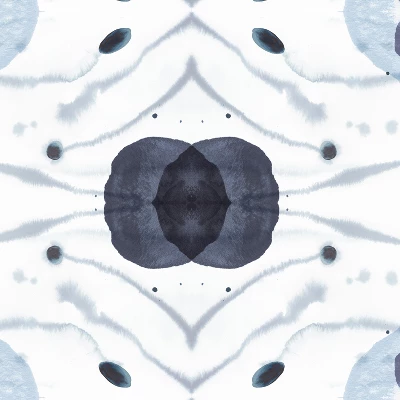 Blue/White Print Throw Pillow - Skyline Furniture 3 Blue/White Print Throw Pillow - Skyline Furniture - Image 3