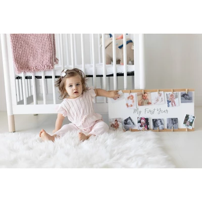 Pearhead Wooden First Year Wall Frame 3 Pearhead Wooden First Year Wall Frame - Image 3