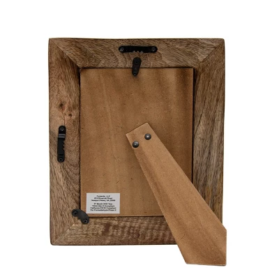 5x7 Inches Brass Wood & Glass Photo Frame - Foreside Home & Garden 3 5x7 Inches Brass Wood & Glass Photo Frame - Foreside Home & Garden - Image 3