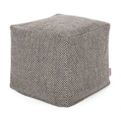 Camrose Contemporary Fabric Pouf - Christopher Knight Home -Home Improvement Store GUEST 4b403368 0190 4f54 817a e0532df06757