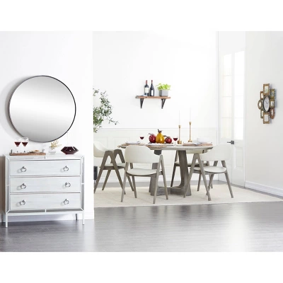 Metal 8 Photo Openings Wall Clock Green - Olivia & May 4 Metal 8 Photo Openings Wall Clock Green - Olivia & May - Image 4