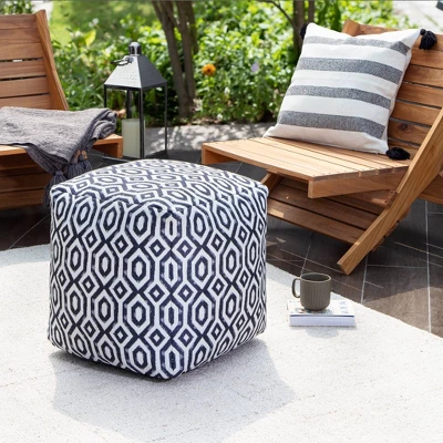 Zuma Indoor/Outdoor Pouf - Anji Mountain 6 Zuma Indoor/Outdoor Pouf - Anji Mountain - Image 6