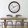 20" Woodgrain Finish Wall Clock - Westclox