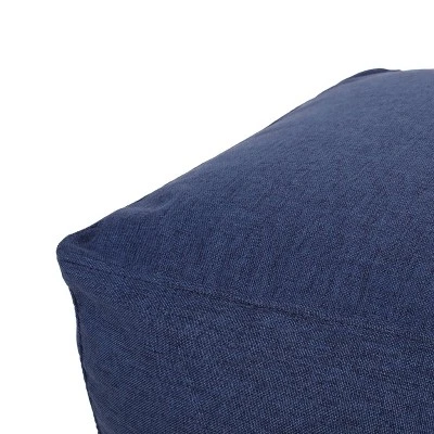 Tattnall Contemporary Two-Tone Fabric Cube Pouf - Christopher Knight Home 7 Tattnall Contemporary Two-Tone Fabric Cube Pouf - Christopher Knight Home - Image 7