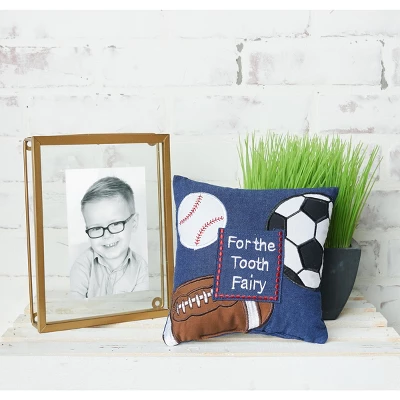 C&F Home 8" X 8" Tooth Fairy Embroidered Petite Throw Pillow 1 C&F Home 8" X 8" Tooth Fairy Embroidered Petite Throw Pillow