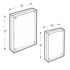 Azar Displays Clear Acrylic Magnetic Photo Block Frame Set With 4x6 And 5x7 Size Frames 10 Azar Displays Clear Acrylic Magnetic Photo Block Frame Set With 4x6 And 5x7 Size Frames -Home Improvement Store GUEST 4fd16903 c757 48a7 875f 02c9e04ba4be