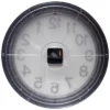 15" Onyx Wall Clock Black - Infinity Instruments