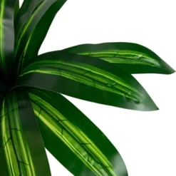 Northlight 27" Artificial Dracaena Plant In Square Rattan Pattern Ceramic Pot -Home Improvement Store GUEST 521932ed 3eb6 4128 8003 3b93e4b439f5