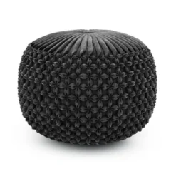 Vanessa Round Pouf - Wyndenhall -Home Improvement Store GUEST 536cd7f2 742d 485f 9988 4913516e66ac