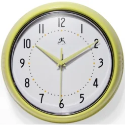 9.5" Retro Metal Wall Clock - Infinity Instruments -Home Improvement Store GUEST 5395a99f 551a 4c2d a177 ae191249541a