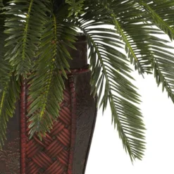 Nearly Natural Double Cycas W/Vase Silk Plant -Home Improvement Store GUEST 5446bc19 3d40 483d 98b9 b6e360f7a21e