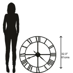 Howard Miller 625372 Howard Miller Lacy Wall Clock 625372 Metal