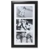10.5" X 18.5" Triple Matted Black Collage Frame - Lawrence Frames