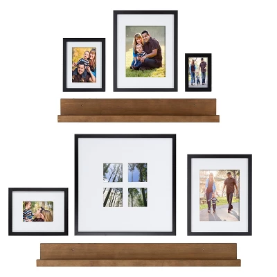 8pc Gallery Frame Box Set Rustic Brown - Kate & Laurel All Things Decor 5 8pc Gallery Frame Box Set Rustic Brown - Kate & Laurel All Things Decor - Image 5