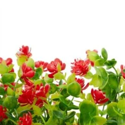 Bright Creations 6 Bundles Red Artificial Flowers With 2 Cone Vases, Faux Fake Plant For Cemetery, Outdoor Decor (8.6 X 13 In) -Home Improvement Store GUEST 5ade18fb b6d3 4673 9d00 249d62c4cde6