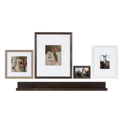 5pc Bordeaux Frame Multiple Finishes Box Set White/Black/Natural Wood - Kate & Laurel All Things Decor -Home Improvement Store GUEST 5bd5facc 42c2 4196 abd9 eae0da06c9b4