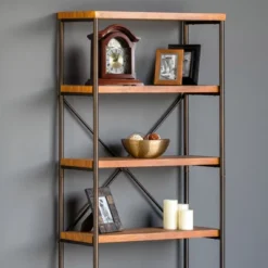 Clock Collection Redwood Mantel Clock With Chime