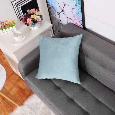 1 Pc 18" X 18" Velvet Luxury For Sofa Bed Decorative Pillow Cover - PiccoCasa 4 1 Pc 18" X 18" Velvet Luxury For Sofa Bed Decorative Pillow Cover - PiccoCasa - Image 4