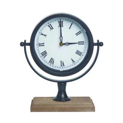 Transpac Metal 12.01" Multicolored Everyday Weathered Clock 1 Transpac Metal 12.01" Multicolored Everyday Weathered Clock