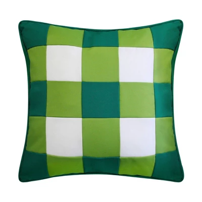 20"x20" Oversize Gingham Decorative Patio Square Throw Pillow - Edie@Home 7 20"x20" Oversize Gingham Decorative Patio Square Throw Pillow - Edie@Home - Image 7