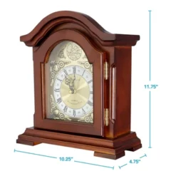 Clock Collection Redwood Mantel Clock With Chime -Home Improvement Store GUEST 63ed9edc cd04 4c74 9d1d f05a27236df4