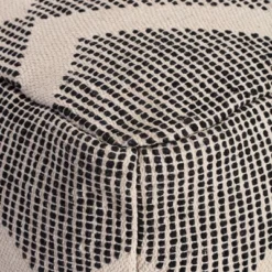 Maplewood Pouf Black/Ivory - Anji Mountain -Home Improvement Store GUEST 64ac24c2 36c4 49e5 967c 5abb16bd2e31