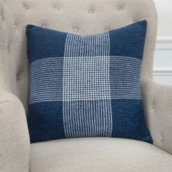 20"x20" Oversize Plaid Poly Filled Square Throw Pillow - Rizzy Home 7 20"x20" Oversize Plaid Poly Filled Square Throw Pillow - Rizzy Home -Home Improvement Store GUEST 65719ce8 3860 4f3e 8fb8 f01479a0023c