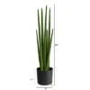 Nearly Natural 23-in Sansevieria Snake Artificial Plant