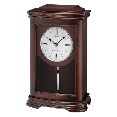 Seiko Suki Mantel Clock - Brown 1 Seiko Suki Mantel Clock - Brown