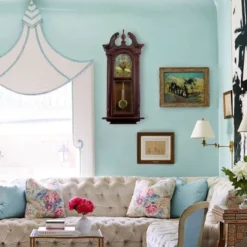 Bedford Clock Collection 38 Inch Chiming Pendulum Wall Clock In Cherry Oak Finish -Home Improvement Store GUEST 686502b9 4f82 40a1 af1e 1136ad7c8db2