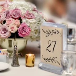 Azar Displays The Imperial Collection: Acrylic Block Frame On Acrylic Base, Vertical 5"W X 7"H -Home Improvement Store GUEST 6987973b e01a 420d a490 d40ab60c94f5