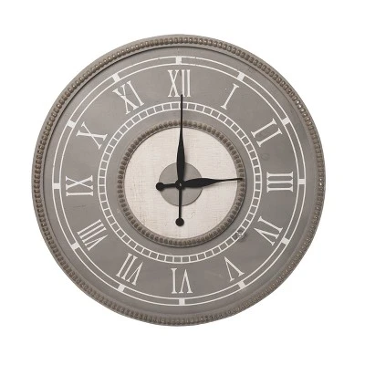 Transpac Wood Gray Everyday Wall Clock 1 Transpac Wood Gray Everyday Wall Clock