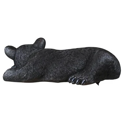 Design Toscano Lemont The Lovable Lounger Black Bear Statue 3 Design Toscano Lemont The Lovable Lounger Black Bear Statue - Image 3