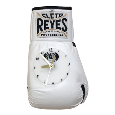 Cleto Reyes 10 Oz Authentic Pro Fight Leather Clock Glove - White 1 Cleto Reyes 10 Oz Authentic Pro Fight Leather Clock Glove - White