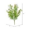 Vickerman 20" Artificial UV Coated Pink Woodruff Bush.