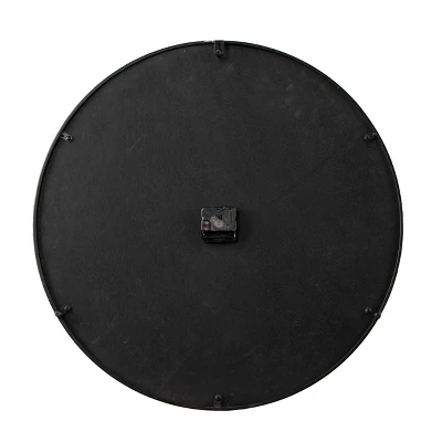 Bramrock Round Wall Clock Natural/White - Southern Enterprises 3 Bramrock Round Wall Clock Natural/White - Southern Enterprises - Image 3